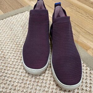 Rothy’s Slip-On high top Sneakers - dark purple